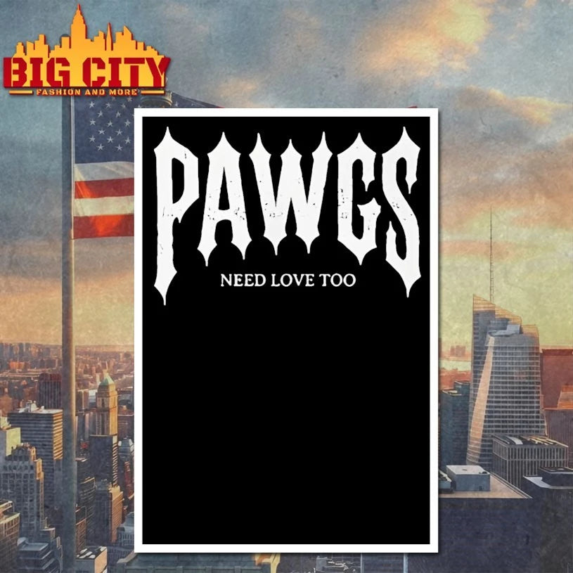 Damson Idris wearing Pawgs Need Love Too shirt