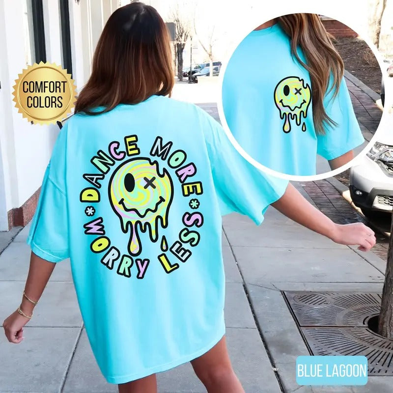 Dance More Worry Less Shirt s Dance Mom Shirt Dance Teacher Gifts Dance Lover Shirt Ballet Shirt Dancer Gift Dancing Tee...