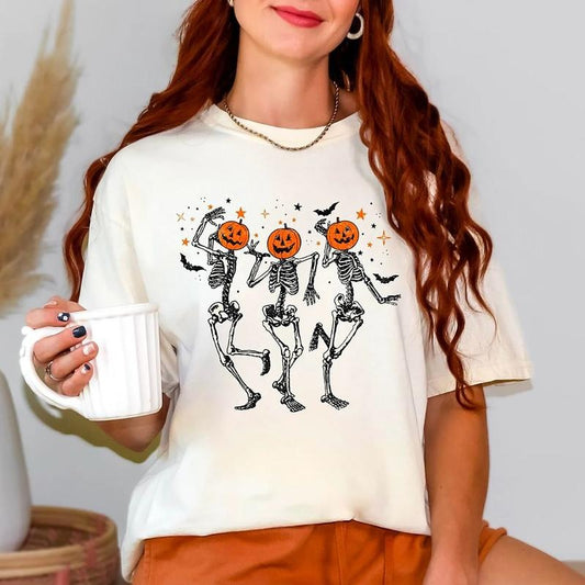 Dancing Skeleton Pumpkin Sweatshirt