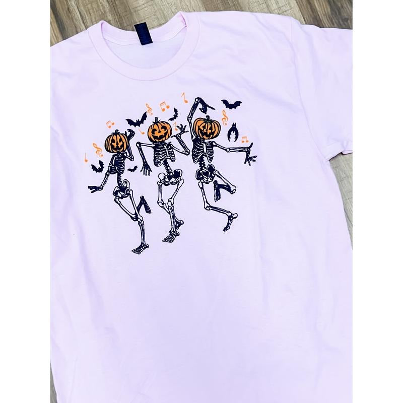 Dancing Skeletons Graphic Top T-Shirts, Hoodie, Sweatshirt | WearSparks.com