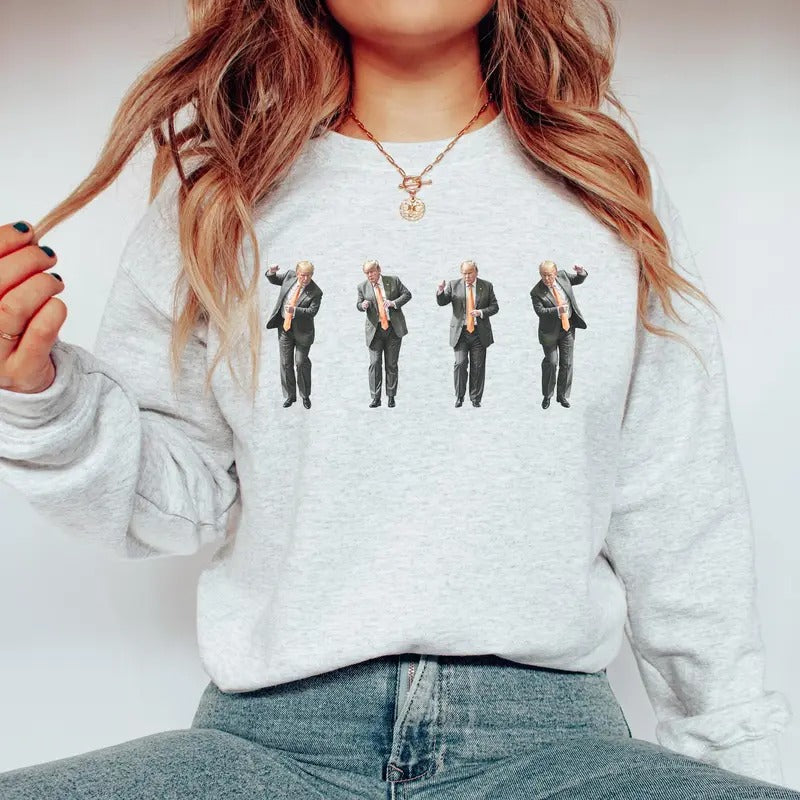 Dancing Trum Shirt, Funny Trum Shirt, Trum Vance Sweatshirt, Trum 2024 Sweatshirt, Daddys Home, Republican Sweatshirt,...