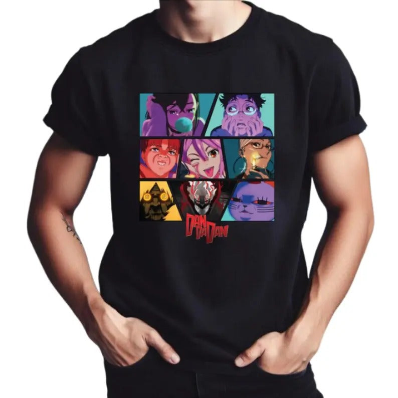 Dandadan Shirt, Anime Graphic T-Shirt, Momo Ayase, Ken Takakura, Turbo Granny, Japanese Anime Tee, Gift For Anime Lovers...