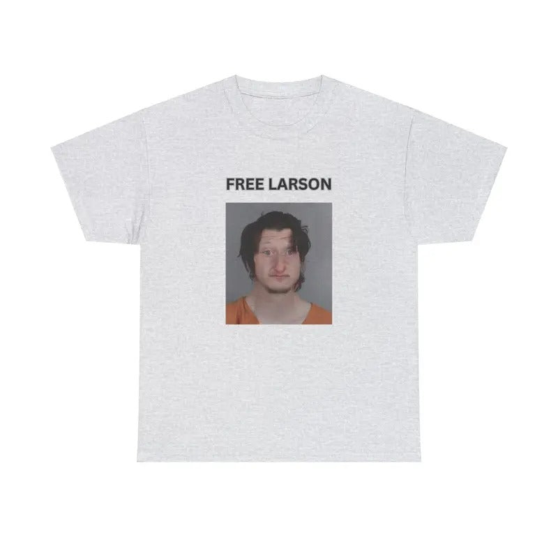 Daniel Larson Mugshot Unisex Heavy Cotton Fee - FREE LARSON Casual Classic T-Shirts, Hoodie, Sweatshirt | WearSparks.com