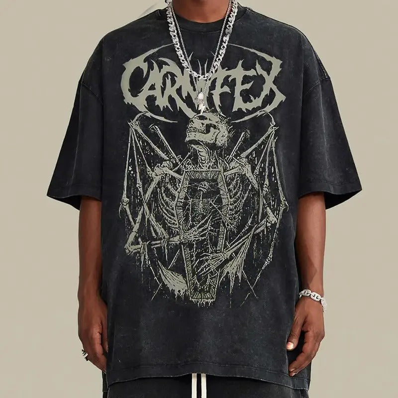 Dark Grunge Carnifex Satanic Skull Top vintage Goth  Shirt Hoodie, Sweatshirt | WearSparks.com