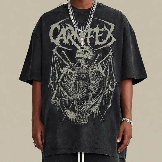 Dark Grunge Carnifex Satanic Skull Top vintage Goth  Shirt Hoodie, Sweatshirt | WearSparks.com