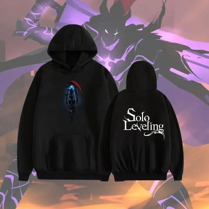 Dark Knight Igris Hoodie - Solo Leveling Anime Hoodie Design Cool Manga Inspired Streetwear T-Shirts, Sweatshirt