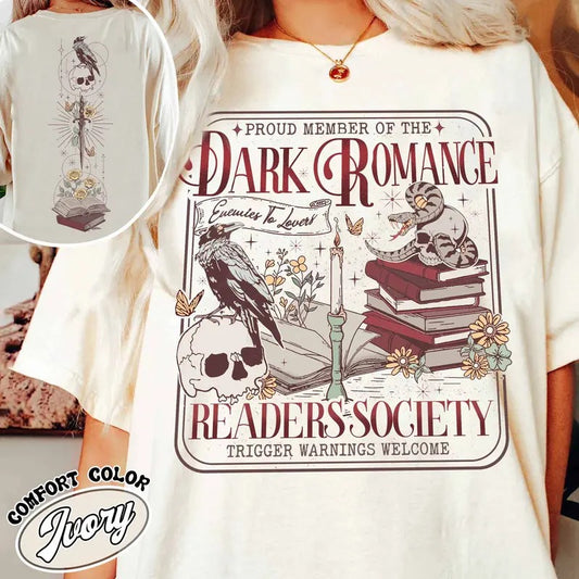 Dark Romance Book Club Shirt, Good Girls Read Dark Romance Shirt, Dark Romance Social Club, Dark Romance Era, Dark...
