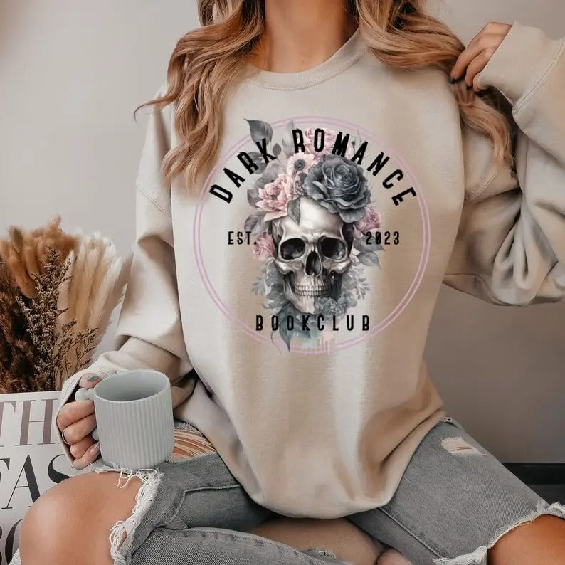 Dark Romance Sweatshirt, Dark Romance Crewneck, Smutty Crewneck, Dark Romance Book Club, Spicy Reader Apparel,...