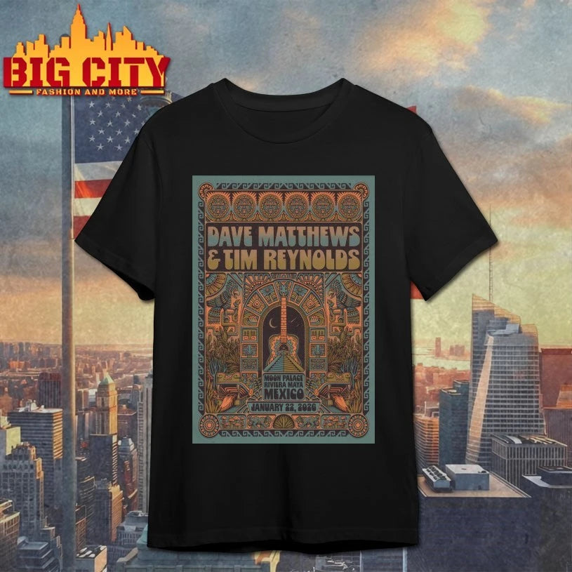 Dave Matthews And Tim Reynolds Riviera Maya Mexico 1.22.2026 Poster shirt