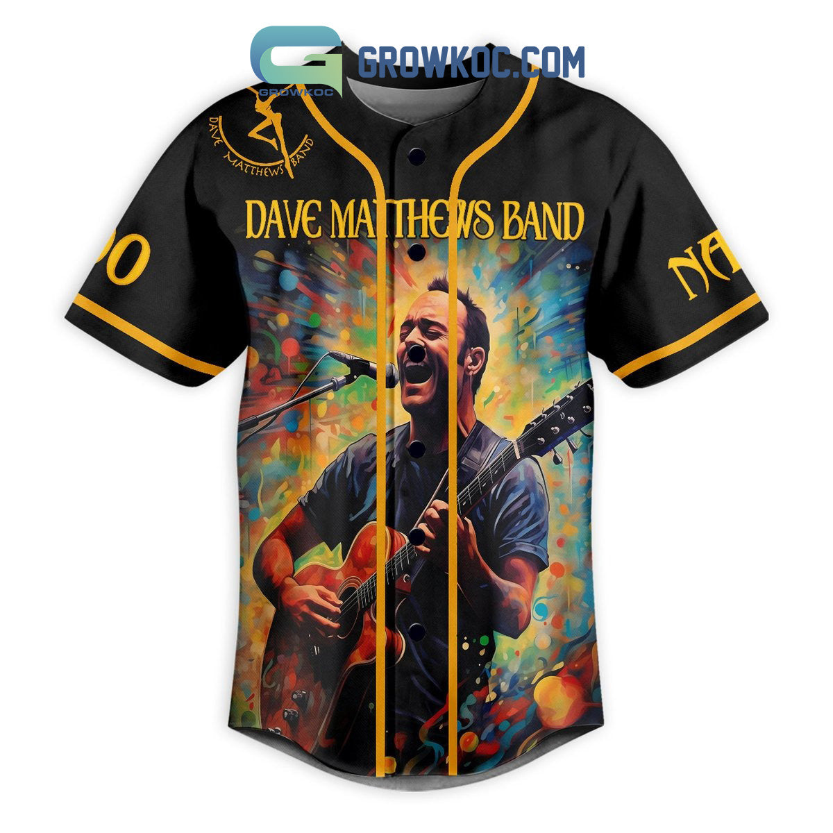 Dave Matthews Band I Will Go In This Way Personalized Baseball Jersey