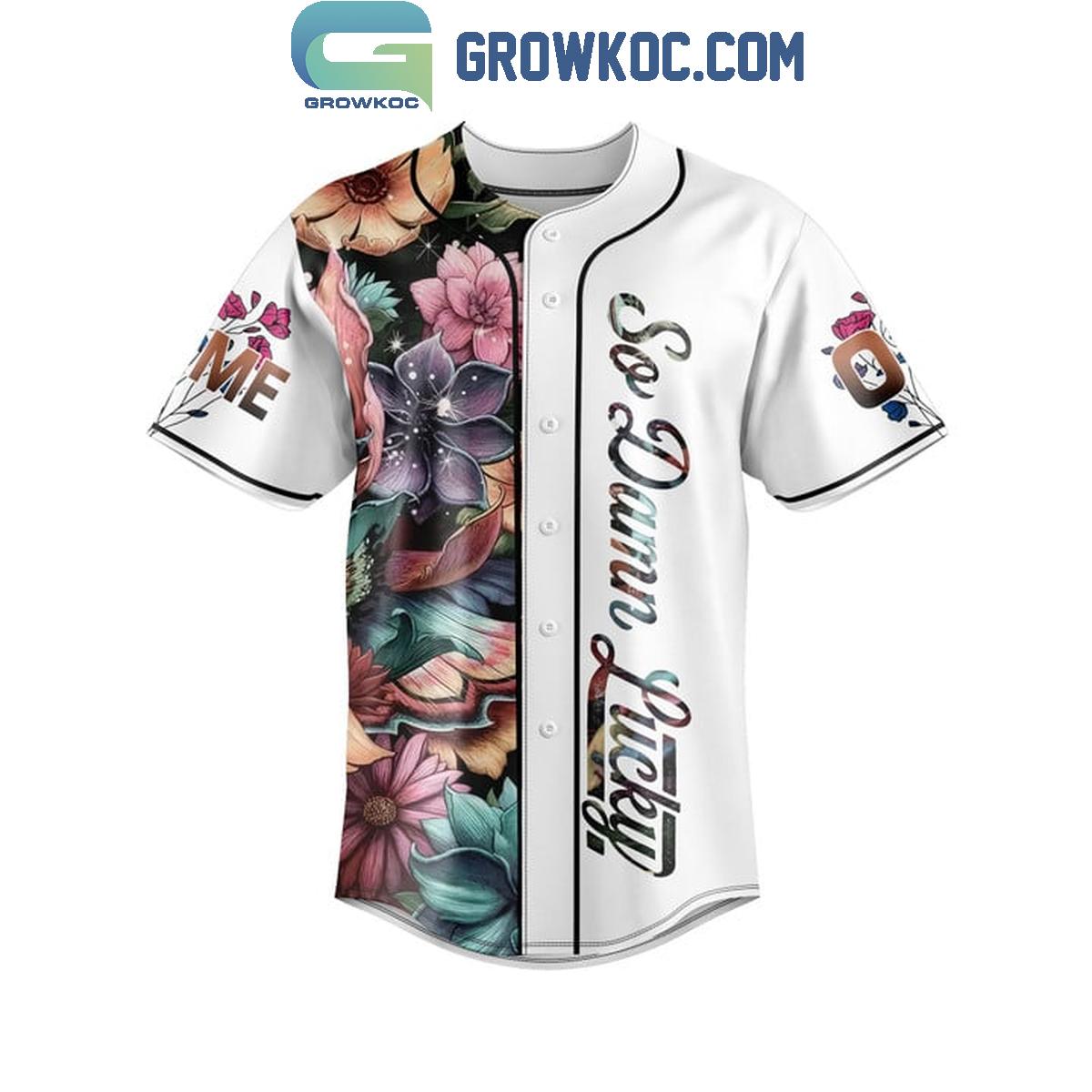 Dave Matthews Band So Damn Lucky Personalized Baseball Jersey