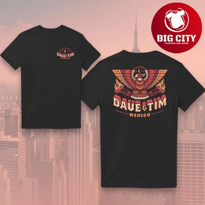Dave &amp; Tim Riviera Maya Mexico 2026 Eagle Two Sided Shirt