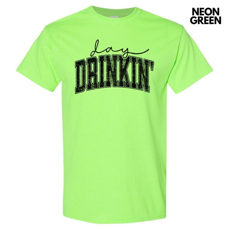 Day Drinkin Gildan Short Sleeve T-Shirt 'NLB' Hoodie, Sweatshirt | WearSparks.com