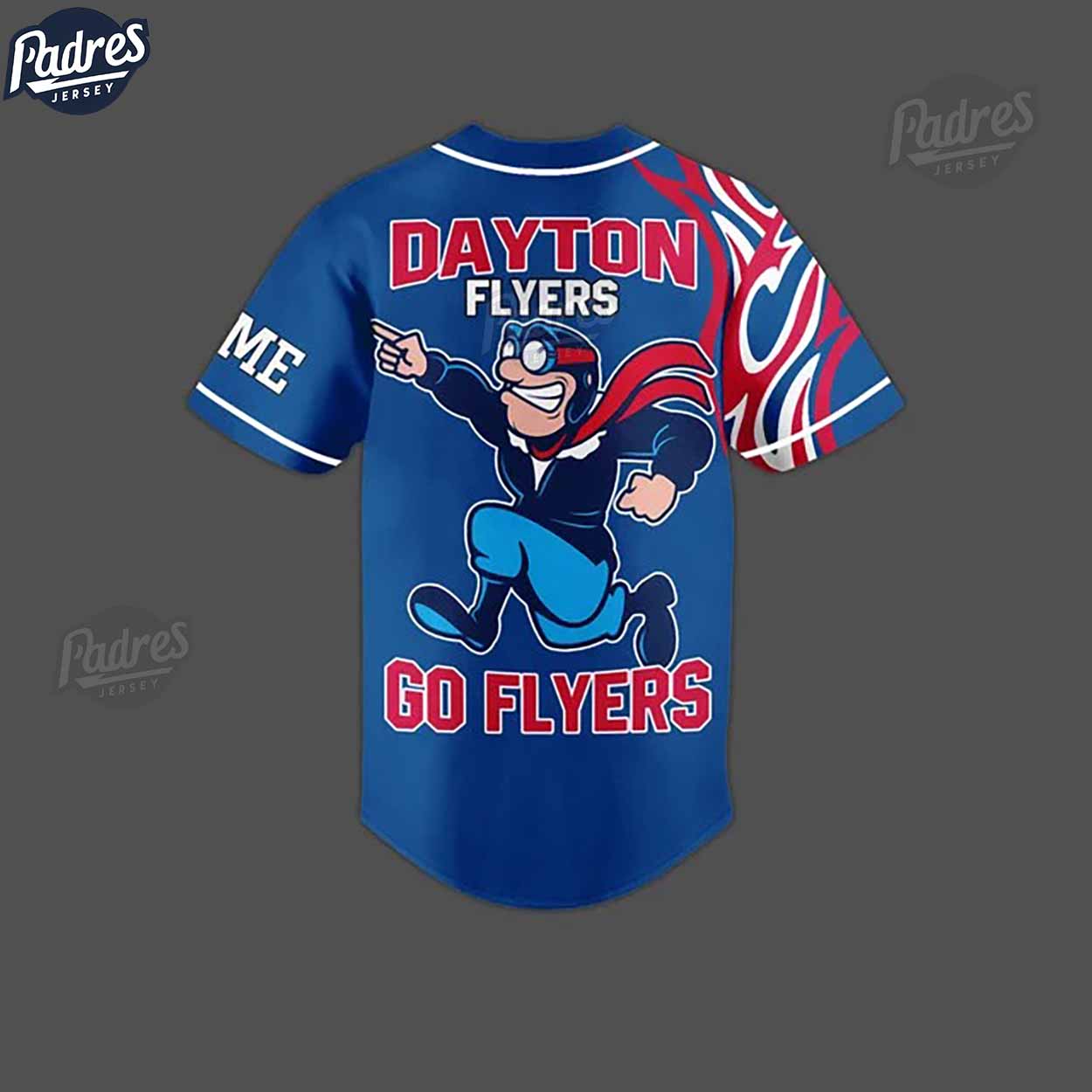 Dayton Flyers Basketball Team Custom NCAA Baseball Jersey - Padres Jersey Oasis: Elevate Your Baseball Style... (Image 2)