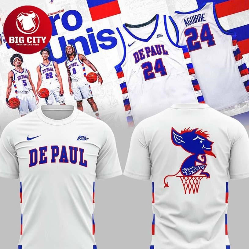 DePaul Blue Demons 1980s Retro Vibe 2026 Two Sided Shirt