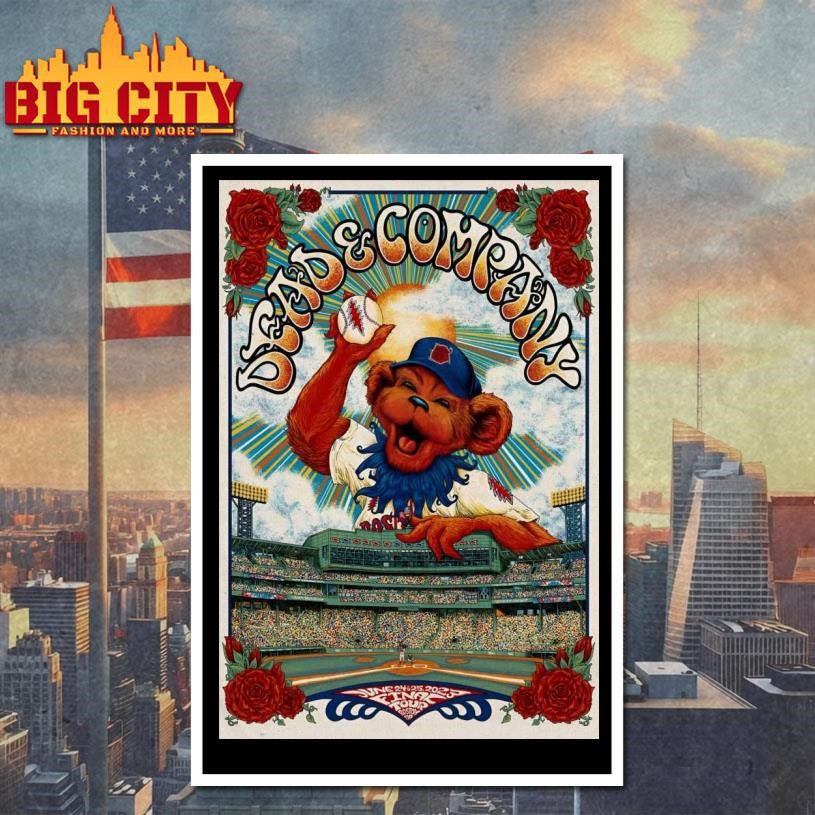 Dead And Company Boston MA Event Jun 24-25 2023 Poster Shirt