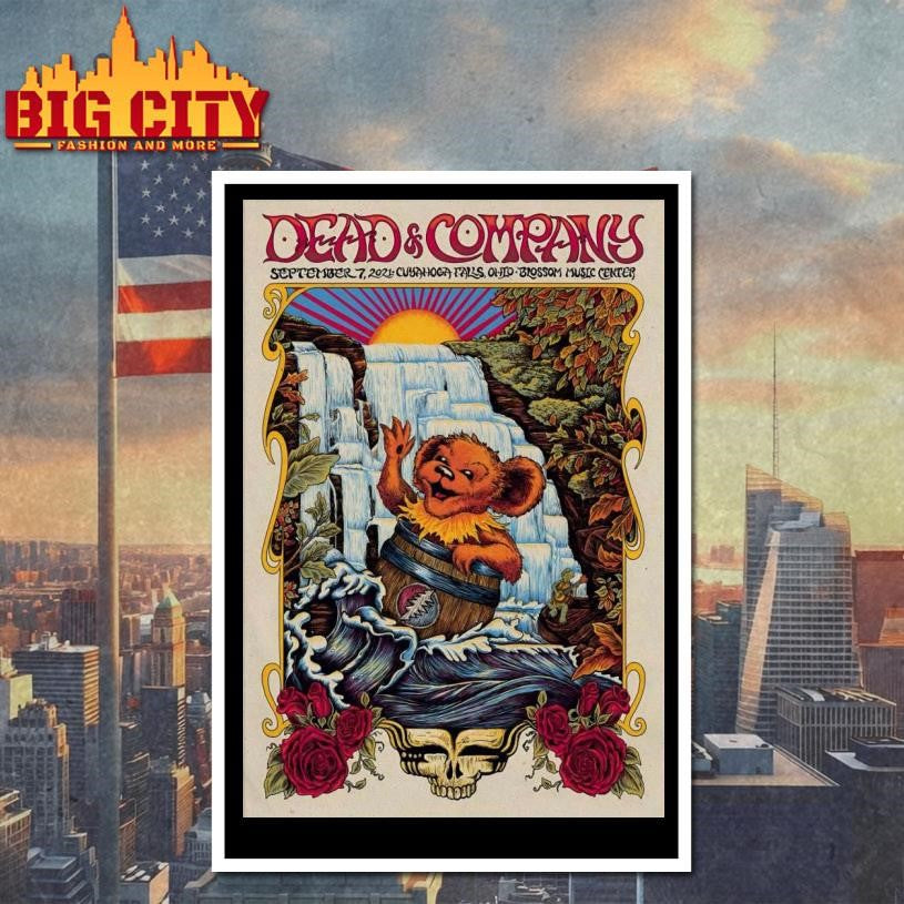 Dead And Company Cuyahoga Falls Tour On Sept 7 2021 Poster Shirt