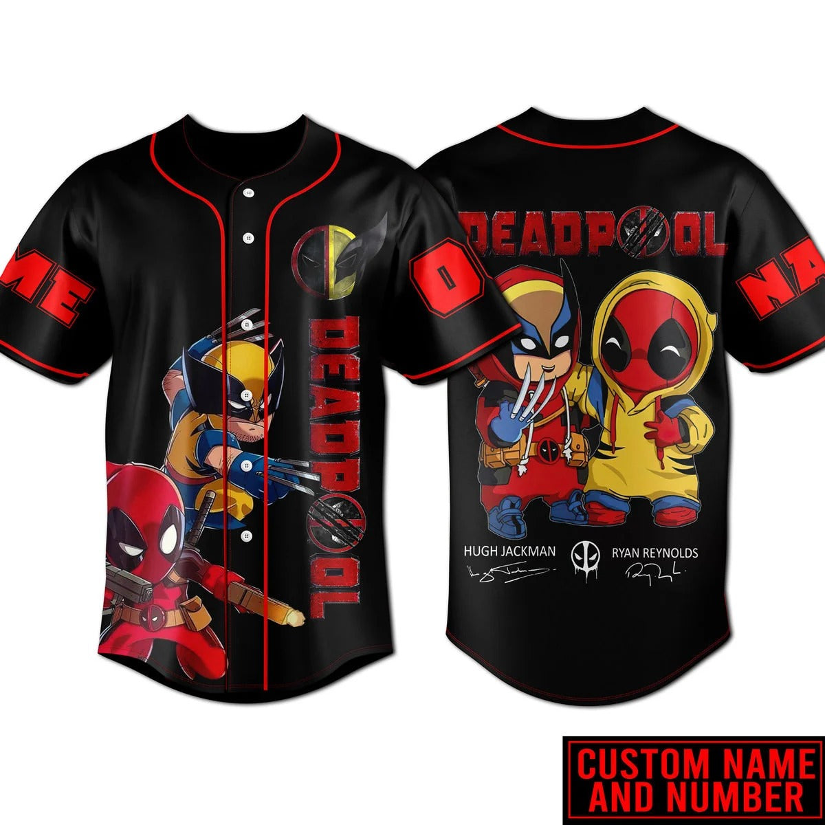 Deadpool 3 Wolverine Baseball Jersey - Padres Jersey Oasis: Elevate Your Baseball Style Game T-Shirts, Hoodie,... (Image 1)
