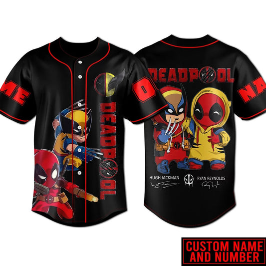 Deadpool 3 Wolverine Baseball Jersey - Padres Jersey Oasis: Elevate Your Baseball Style Game T-Shirts, Hoodie,... (Image 1)