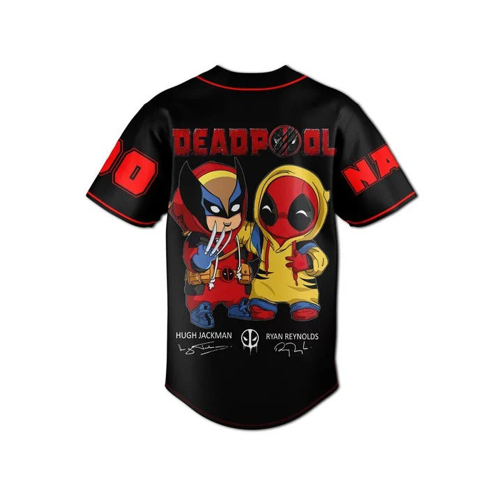 Deadpool 3 Wolverine Baseball Jersey - Padres Jersey Oasis: Elevate Your Baseball Style Game T-Shirts, Hoodie,... (Image 3)