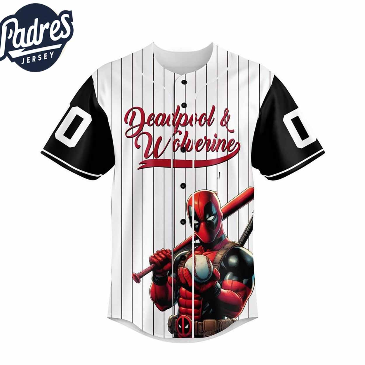 Deadpool And Wolverine 2024 X-Men Baseball Jersey - Padres Jersey Oasis: Elevate Your Baseball Style Game... (Image 3)