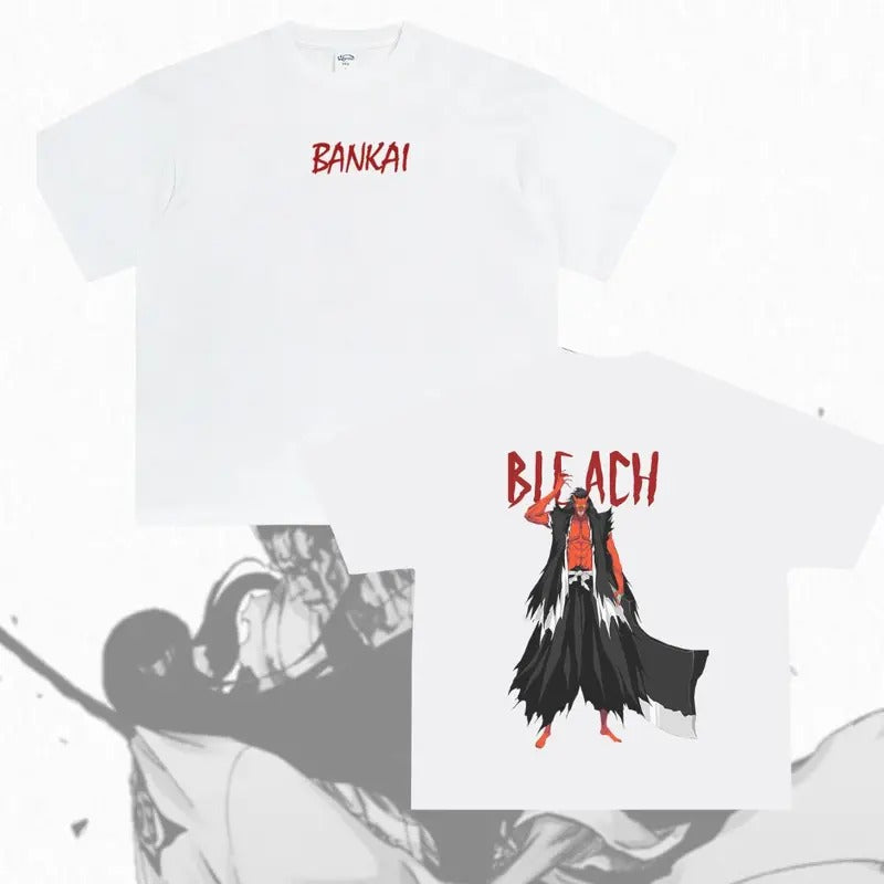 [Deals For You Days] Kenpachi Zaraki Bankai Uniex Tee | Captain 11 Double Side Cotton Tee | Kenpachi Beach Merch Tee |...