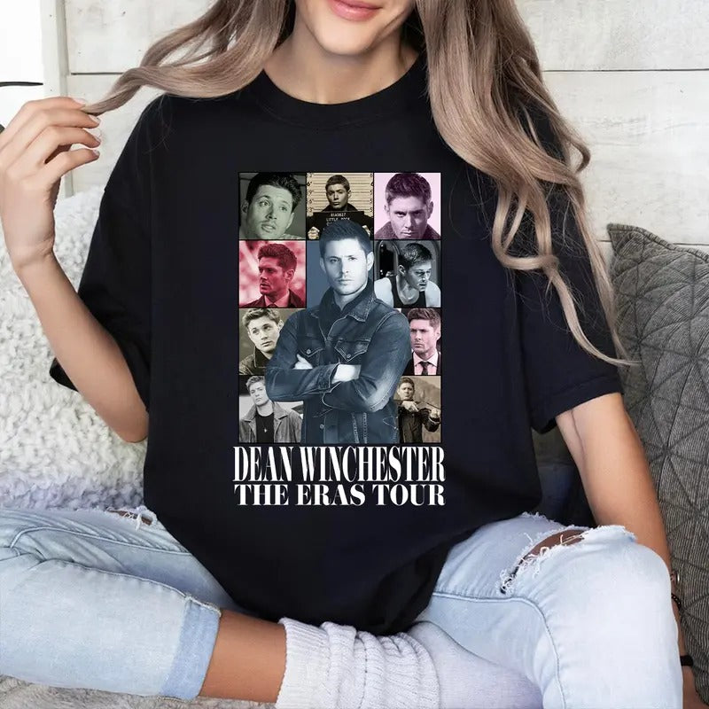 Dean TShirt, Winchester Era T Shirt, Gift For Woman and Man Unisex T-Shirt Sweatshirt Hoodie Casual Cotton | WearSparks.com