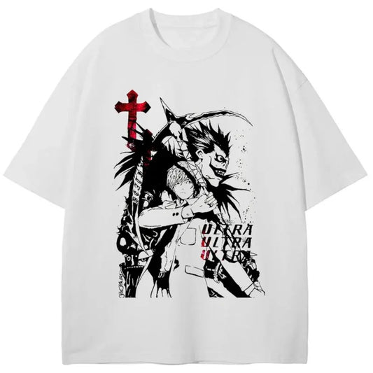 Death Note Light's Companion T - Shirt, Death Note Shirt, Anime Shirt, Graphic Tee, T-shirt For Men Top Menswear...