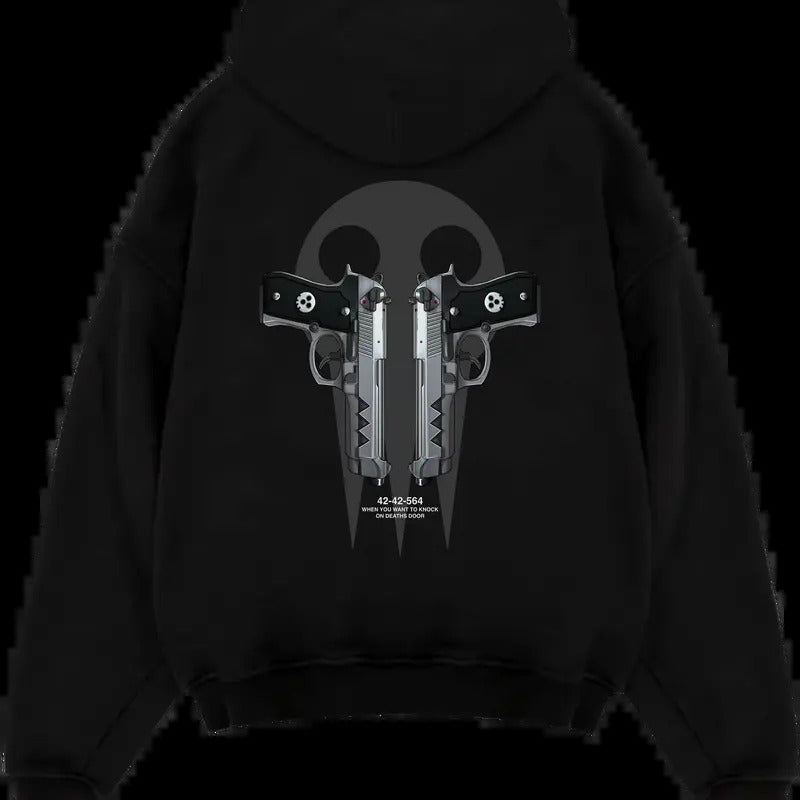 Death the Kid X Demon Twin Guns - Soul Eater 2 Side Hoodie And Tee Classic Hoodie, Blackstar X Chain Scythe