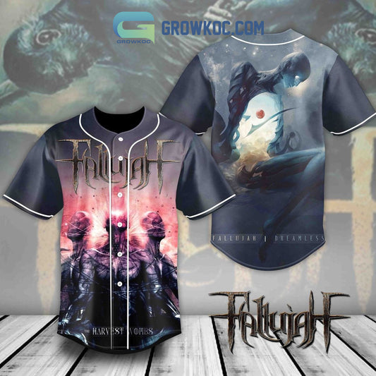 Deathcore Dreamless Fallujah Personalized Baseball Jersey