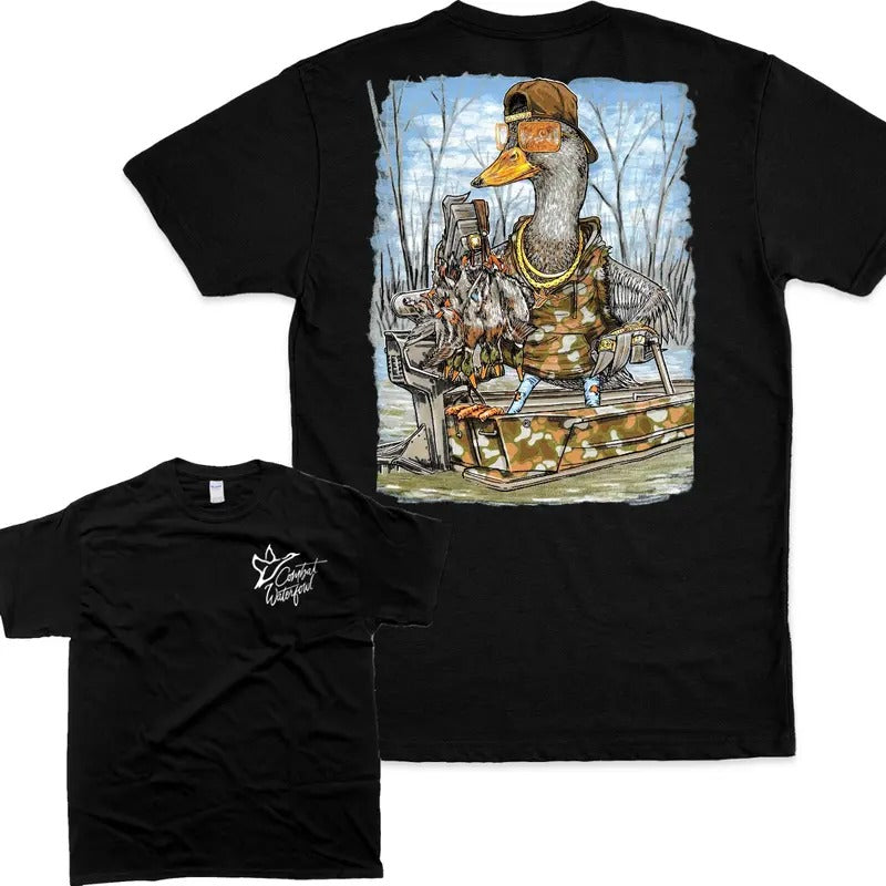 Deep Woods Dolph Funny Tee Shirt - Casual Unisex Cotton Vintage T-shirt