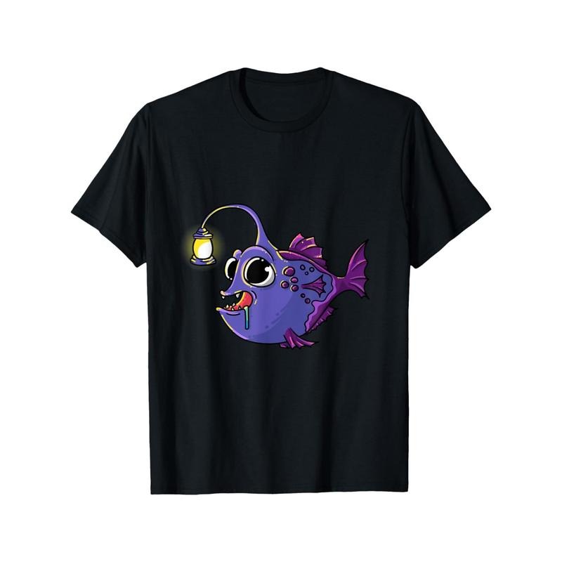 Deep sea lantern fish fishing fish sea monster T-shirt Made in USA Hoodie, Sweatshirt | WearSparks.com
