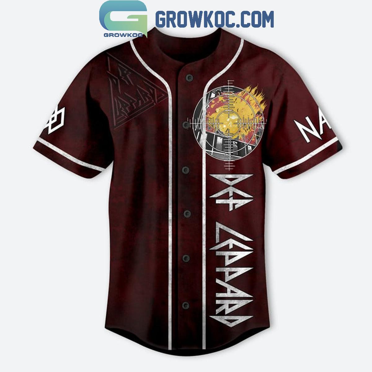 Def Leppard Ah F F Foolin’ Personalized Baseball Jersey