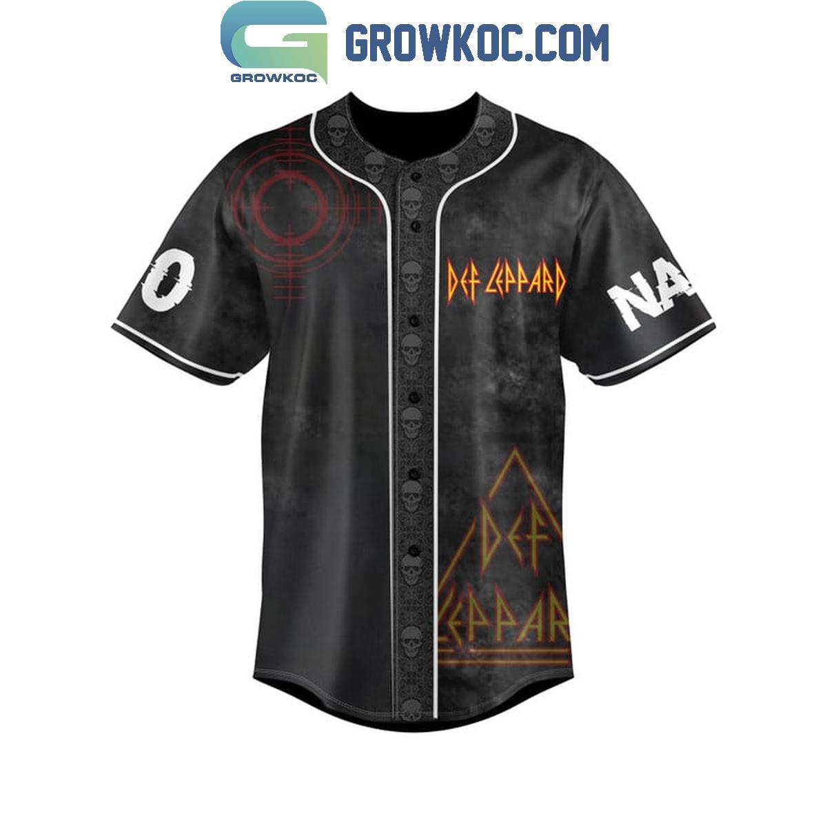 Def Leppard Take A Bottle Shake It Up Personalized Baseball Jersey
