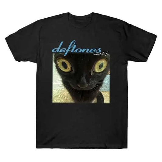 Deft0nes Around The Fur Cat Band T-Shirt Hoodie, Sweatshirt | WearSparks.com