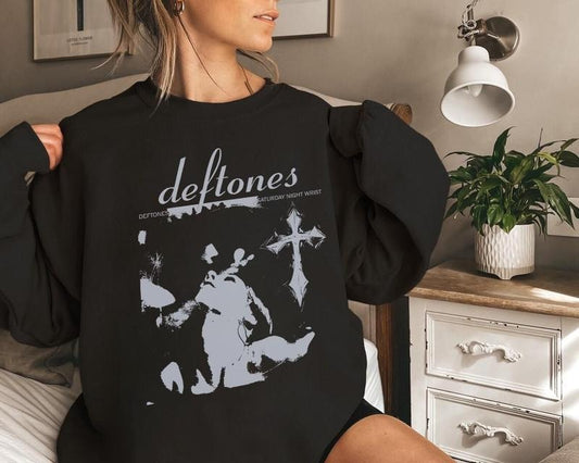 Deftones Around The Fur Sweatshirt, Iconic Rock Band Graphic T-Shirts, Hoodie | WearSparks.com