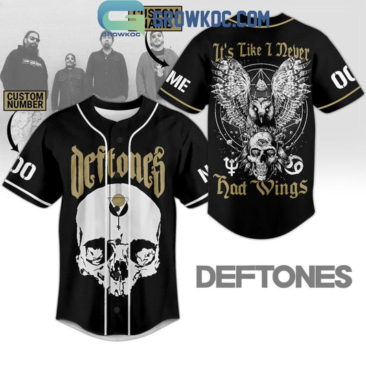 Deftones It’s Like I Never Had Wings Personalized Baseball Jersey