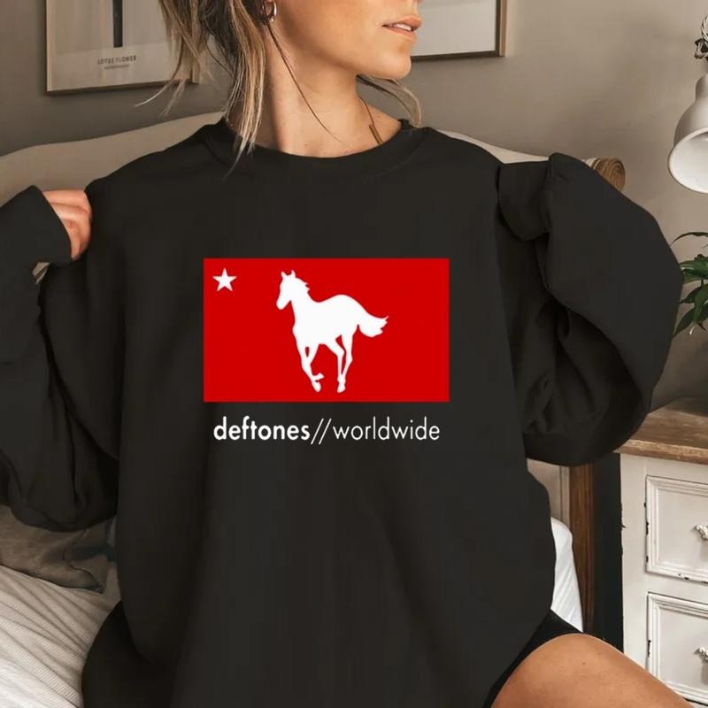 Deftoness Hoodie, Vintage Style Shirt, Metal Band, Rock Band Merch, Unisex Sweater Pullover Tee Sweatshirt | WearSparks.com