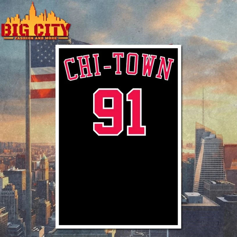 Dennis Rodman Chicago Chi-Town 91 shirt