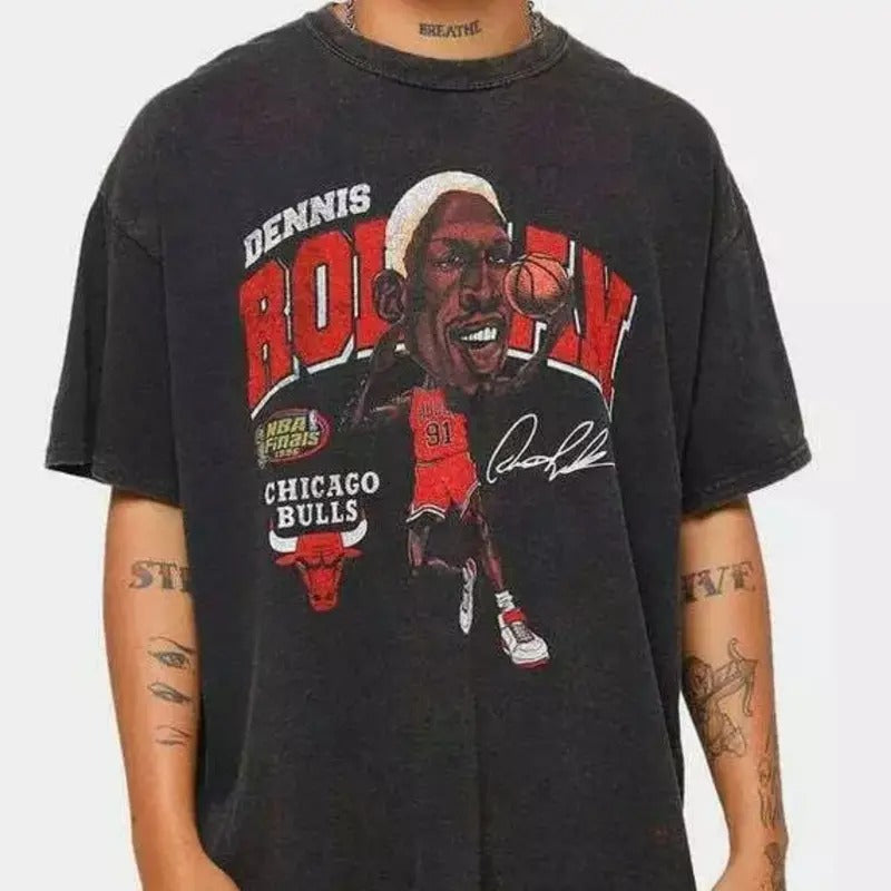 Dennis Rodman NWO Hollywood WCW Rodzilla Wrestling 90's Vintage Design T-Shirt Hoodie, Sweatshirt | WearSparks.com