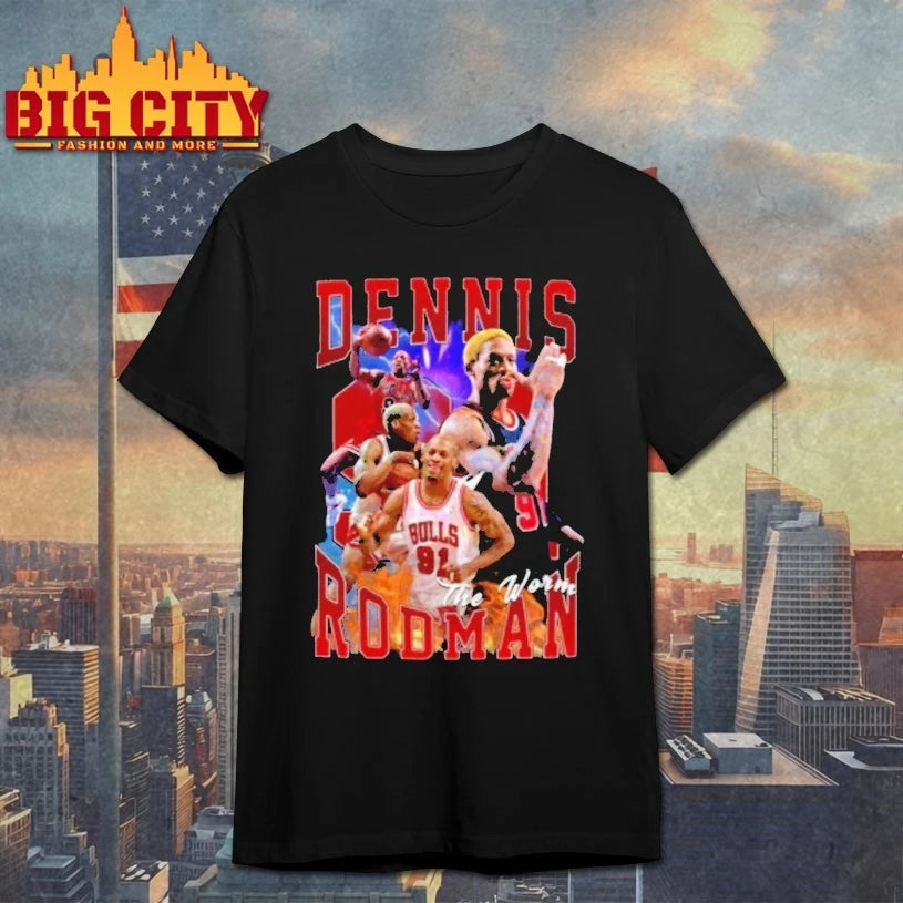 Dennis Rodman The worm graphic shirt