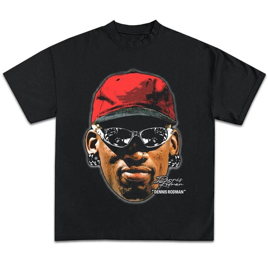 Dennis Rodman x Vlone Shirt Vintage Basketball Merch Men Women Menswear Top Medium Hoodie, Sweatshirt | WearSparks.com