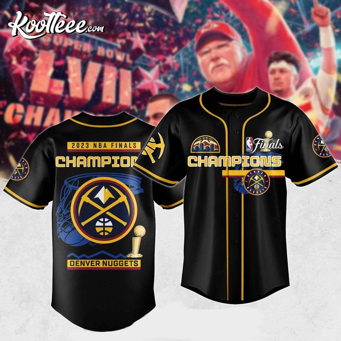 Denver Nuggets 2023 NBA Finals Champions Baseball Jersey