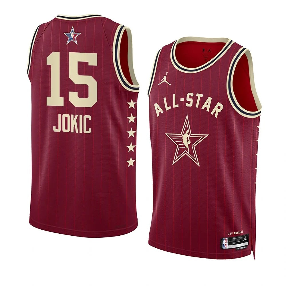 Denver Nuggets #15 Nikola Jokic 2024 NBA All-Star Swingman Jersey Style 1