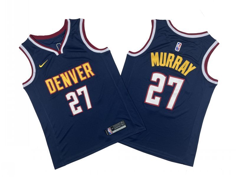 Denver Nuggets #27 Jamal Murray Nuggets 27 # Navy Fan Edition -- Jabbar . Murray
