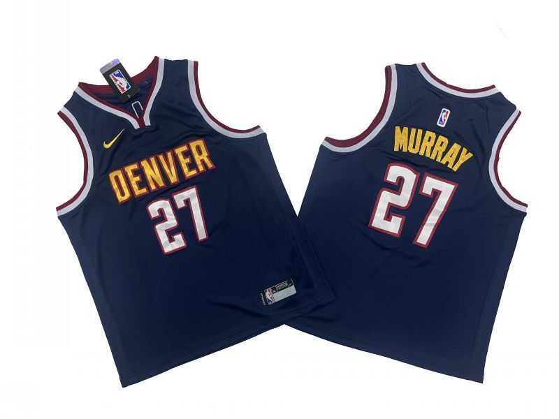 Denver Nuggets #27 Jamal Murray Nuggets 27 # Navy Fan Youth -- Jabbar .. Murray _[1]