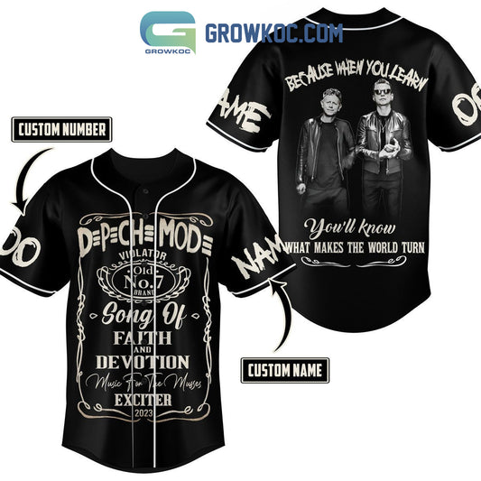 Depeche Mode Music For The Musses Exciter 2023 Personalized Baseball Jersey