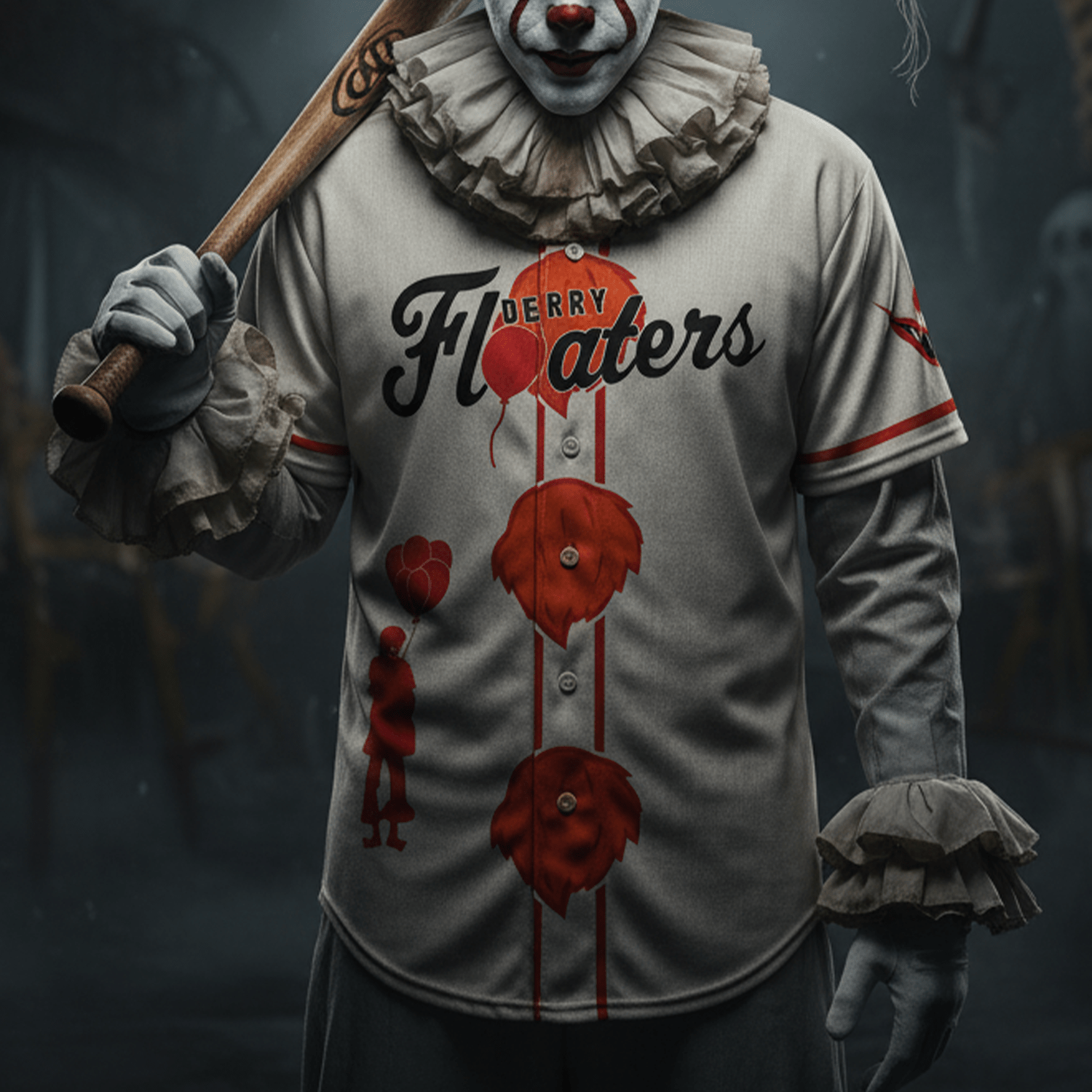 Derry Floaters Pennywise Baseball Jersey