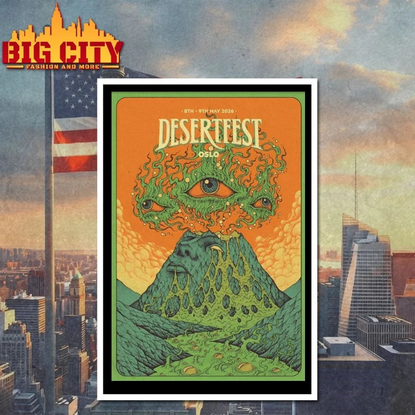 Desertfest May 8-9 2026 Rockefeller Oslo Norway Poster Shirt