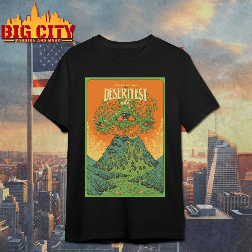 Desertfest May 8-9 2026 Rockefeller Oslo Norway Poster Shirt